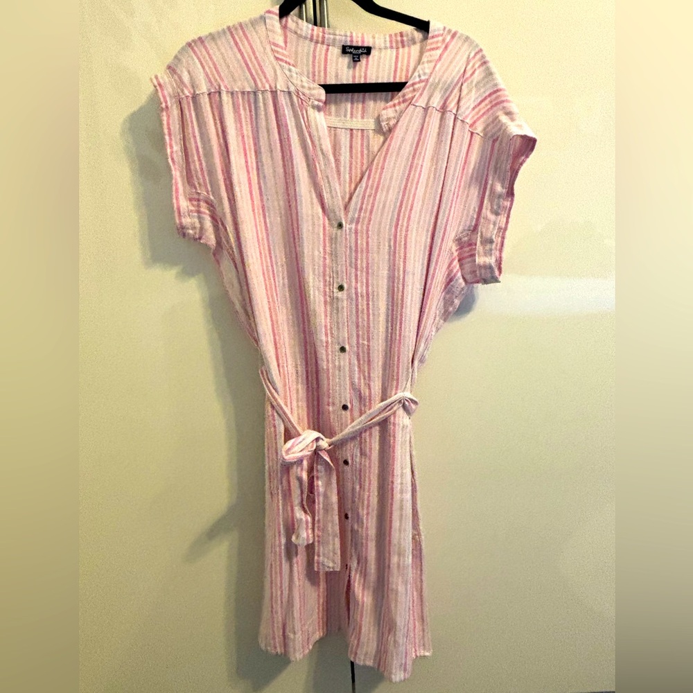 Splendid pink striped dress